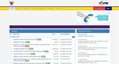 Desktop Screenshot of lpse.dephub.go.id
