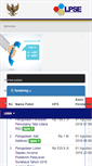 Mobile Screenshot of lpse.dephub.go.id